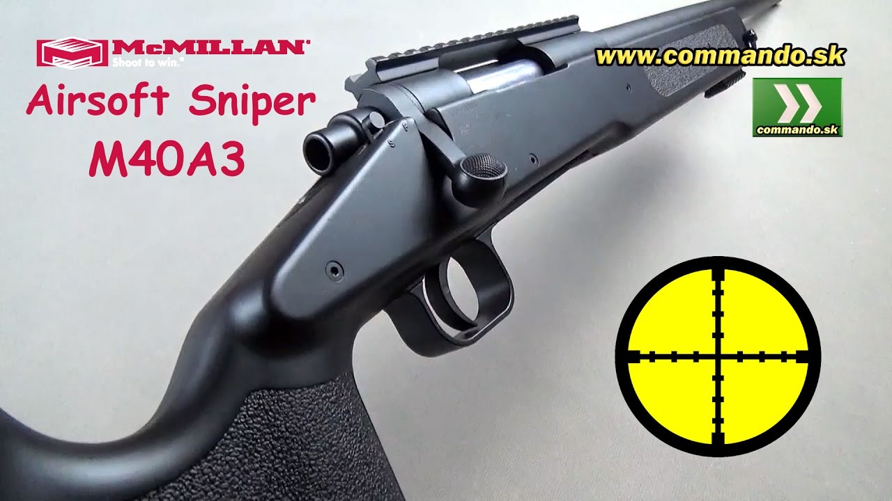 Airsoft Sniper McMillan M40A3 Spring 6mm