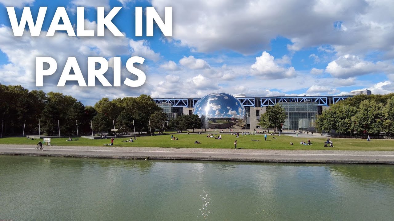 Walk in Paris I Parc de la Villette — Canal Saint-Denis