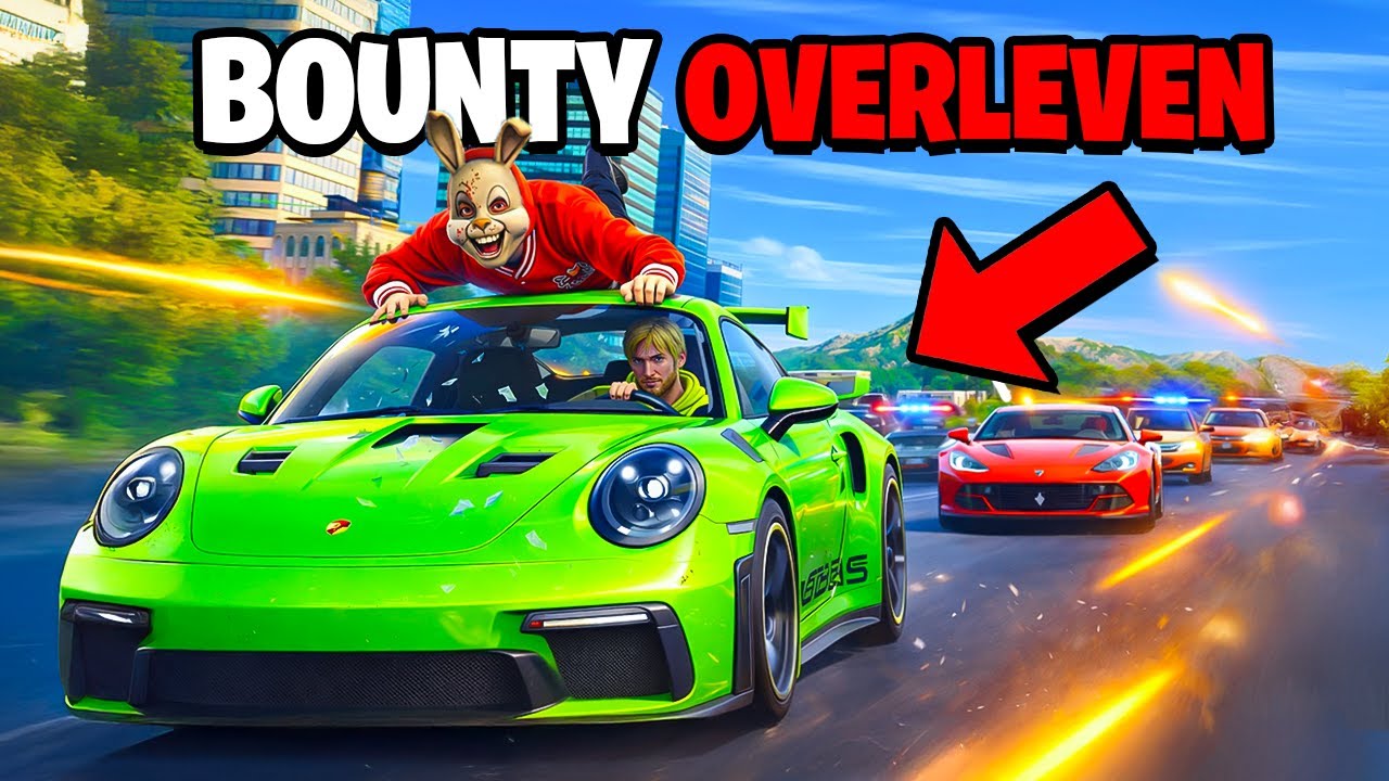 Bounty overleven Op Een Auto Voor 24 UUR In GTA!💰