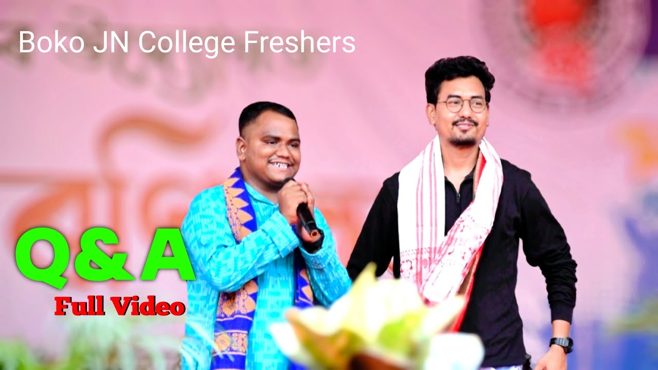 Bikash Chetry Q&A  Live JN College Freshers, Boko 2025