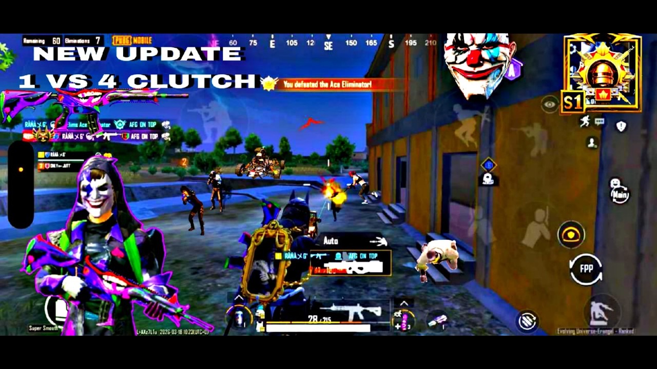 PUBG Mobile Gameplay 🔥 1v4 Clutch Full Match#pubg #pubgmobile #pubggameplay #pubgm #pubg1v4