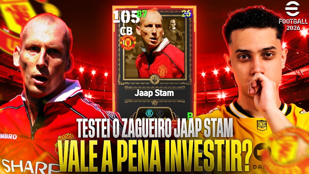 JAAP STAM É ZAGUEIRO META? TESTEI E DEI MINHA OPINIÃO SINCERA | Efootball 2026