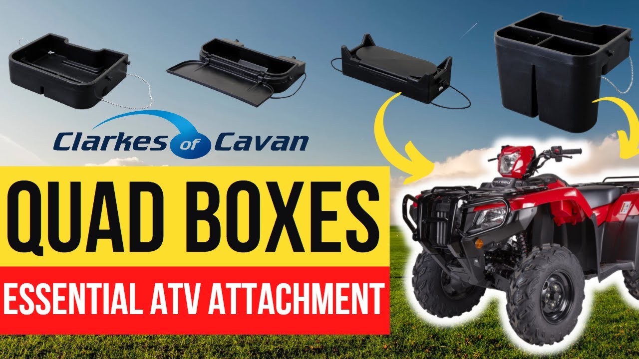 Wydale Quad Boxes - Any farmer with a quad can't be without one!!!