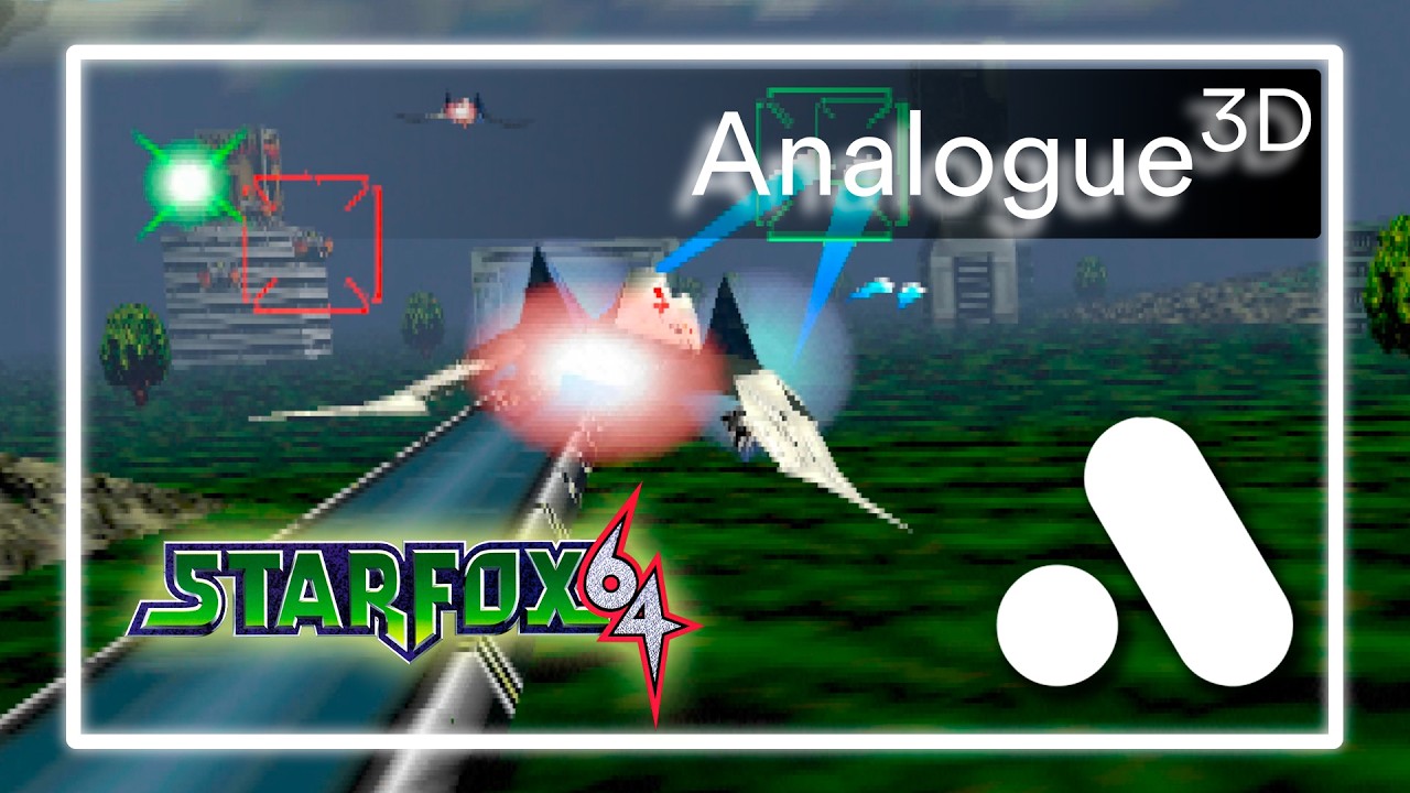 Star Fox 64 - Analogue 3D - Horizontal Upscaling + Overclock