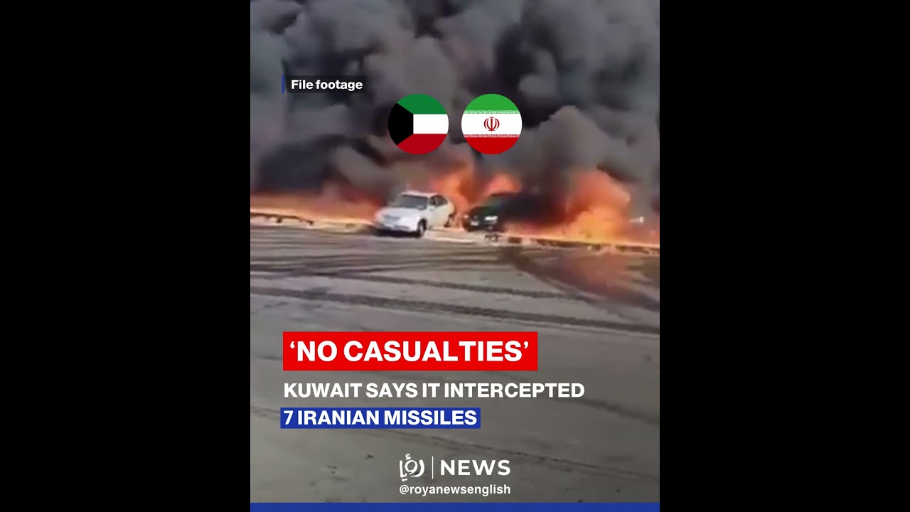 Kuwait intercepts 7 Iranian missiles, reports no casualties