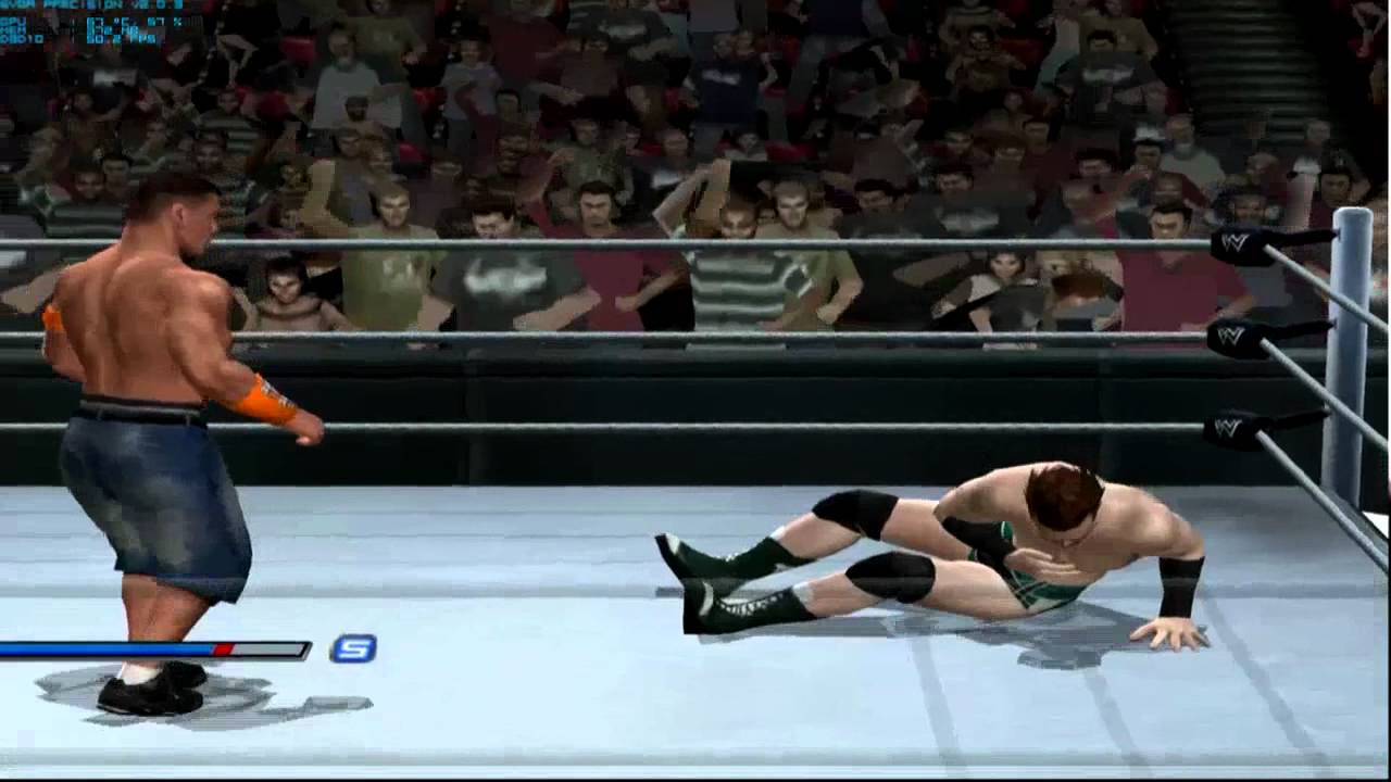 WWE Smackdown vs Raw 2011 gameplay and download on PC with PCSX2 0.9.9 PS2 emulator HD 720p