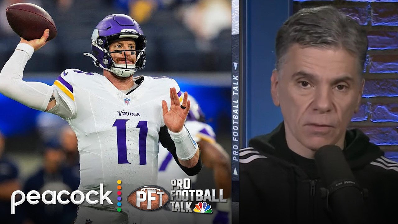 Carson Wentz complicates Vikings QB room of Kyler Murray, McCarthy | Pro Football Talk | NFL on NBC