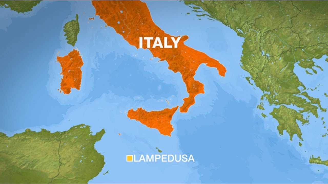 Lampedusa is an island located in the Mediterranean Sea