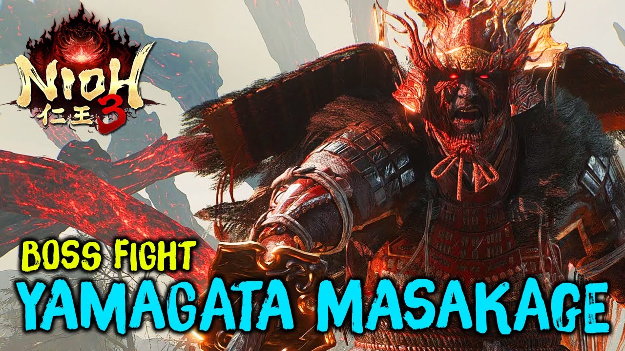 Nioh 3 - Beating Yamagata Masakage Boss (Samurai/Axe Build)