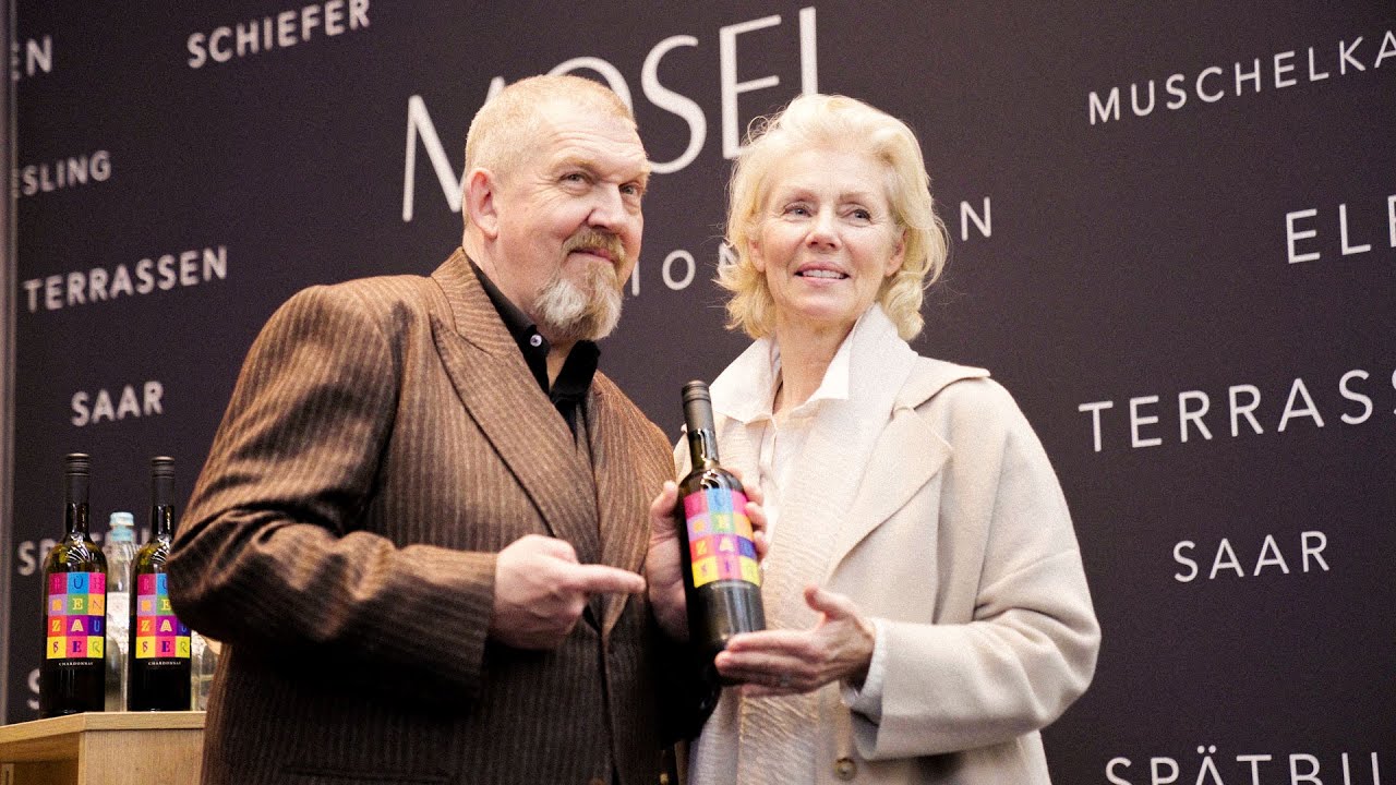 Max Giermann und Dietmar Bär auf der ProWein - Prominenz und Rebensaft