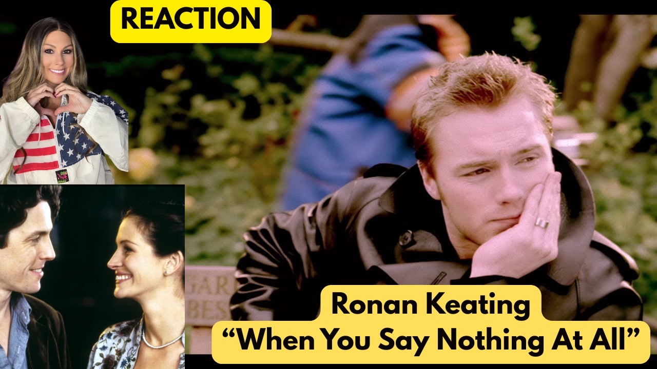 BEST 90s Love Song? When You Say Nothing At All | Ronan Keating (REACTION) Notting Hill Soundtrack