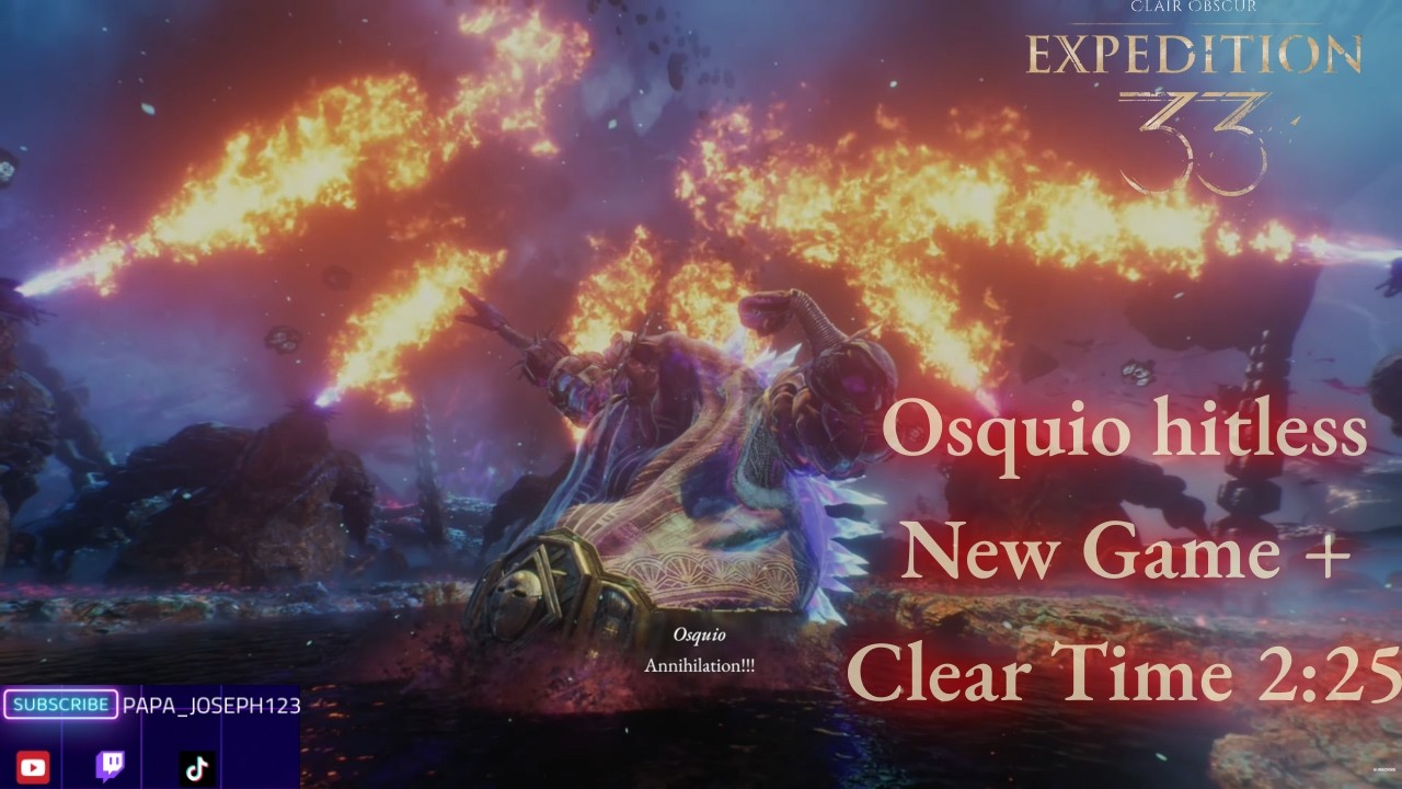 Clair Obscure: Expedition 33 - Osquio hitless (New Game+)