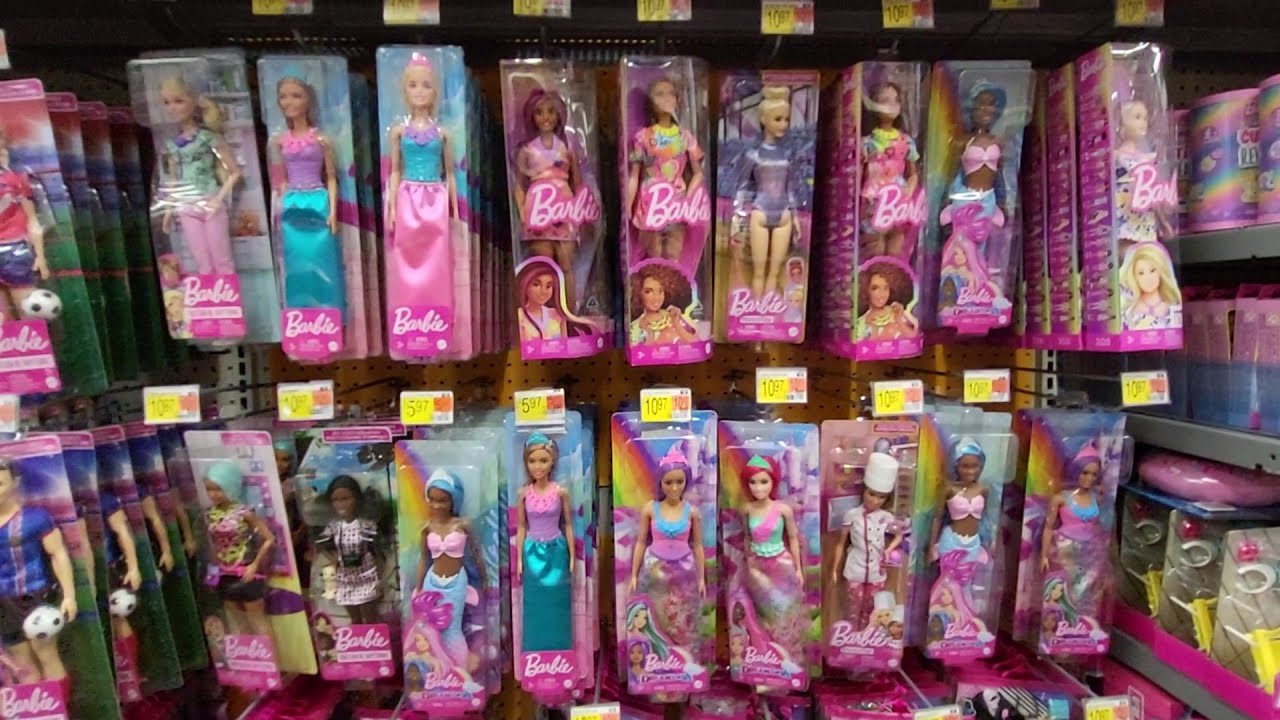 ALL THE BARBIES AT WALMART BARBIE MOVIE KEN SKIPPER BABYSITTER DREAM CAMPER POP REVEAL TWINKLE LIGHT