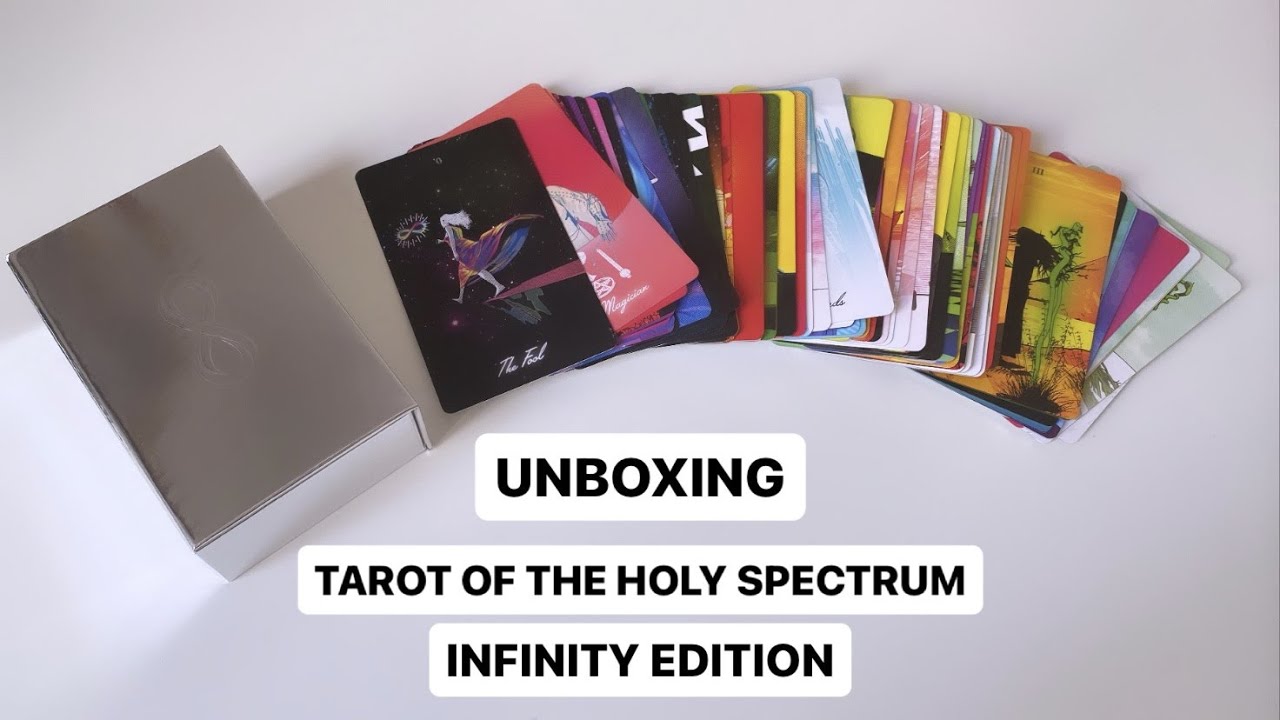 UNBOXING TAROT OF THE HOLY SPECTRUM  INFINITY EDITION