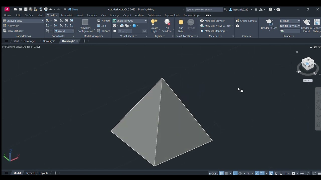 Vista Ortogonal Autocad Pt1