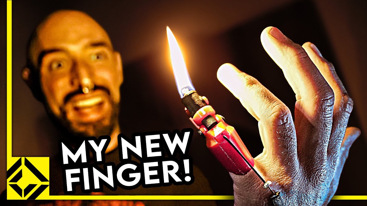 I Made a FLAME FINGER for my Fingerless Friend