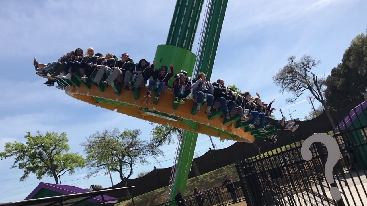 The Riddler Revenge at Six Flags Over Texas