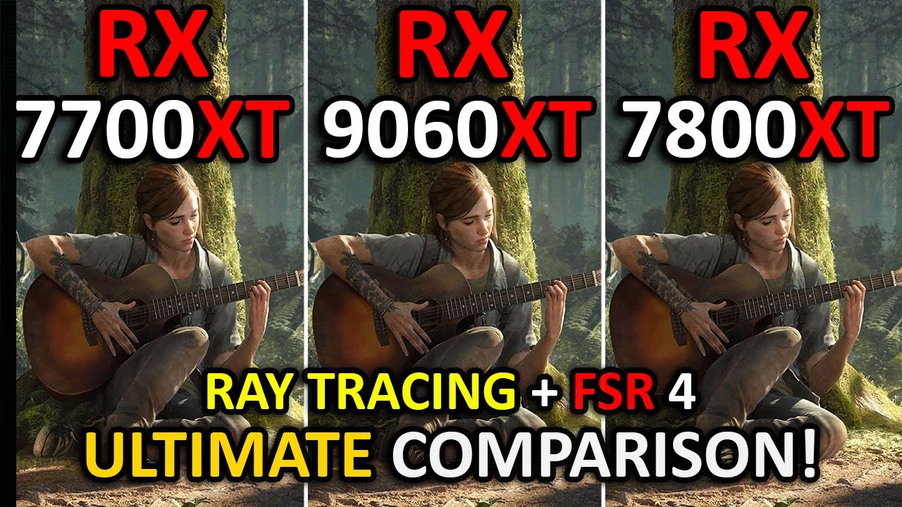 RX 9060 XT vs RX 7700 XT vs RX 7800 XT | Ultimate Battle! | 1080p, 1440p | RT / FSR 4 | 2025