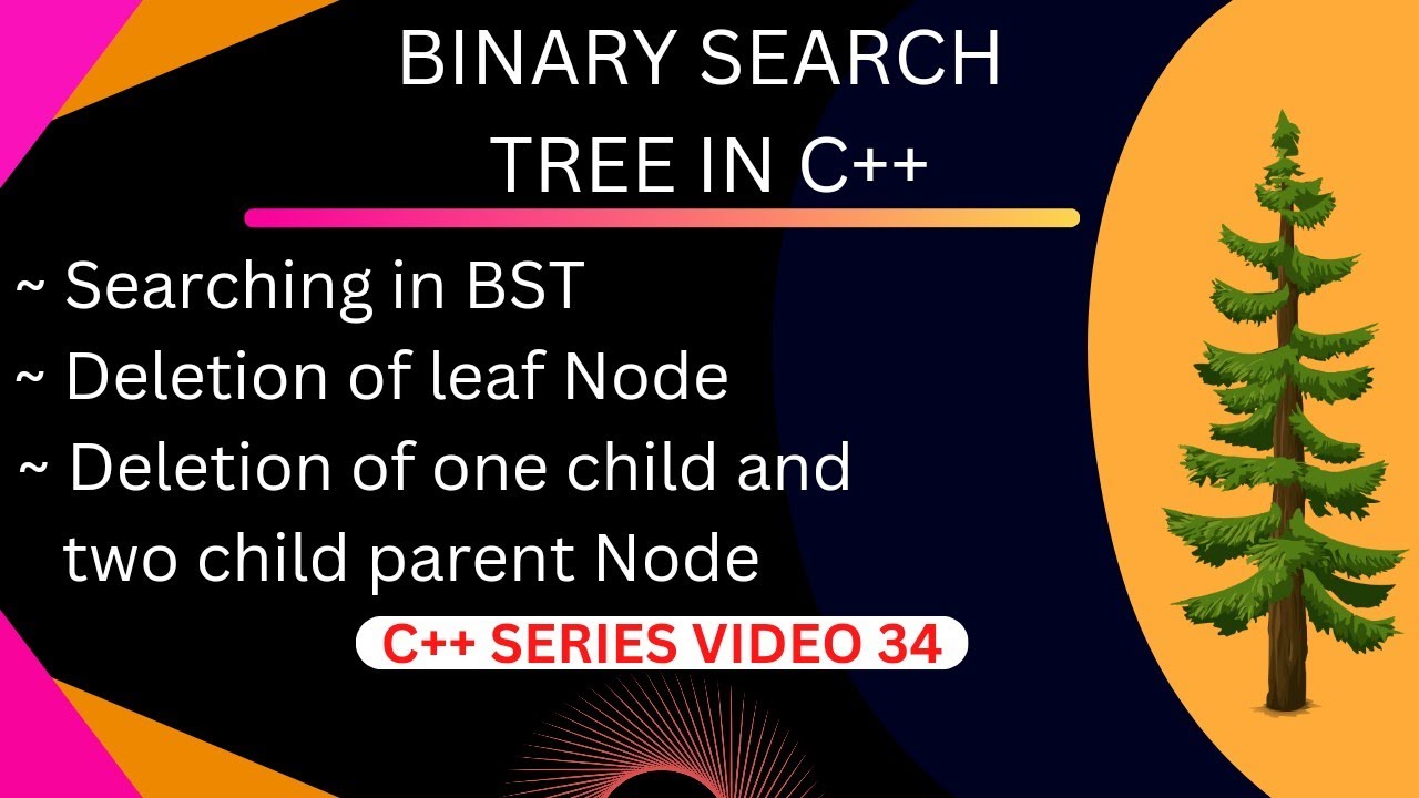 bst search and deletion