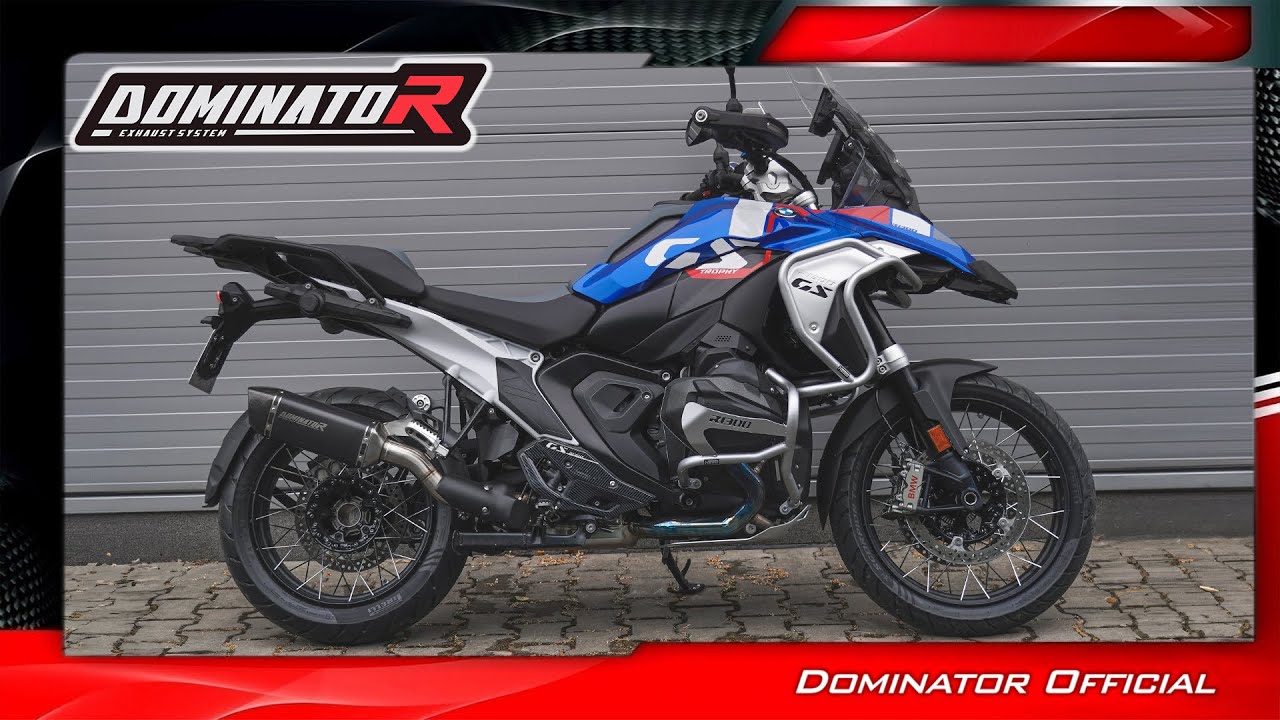 BMW R1300 GS 2024 | Stock Exhaust vs Dominator | Soundcheck