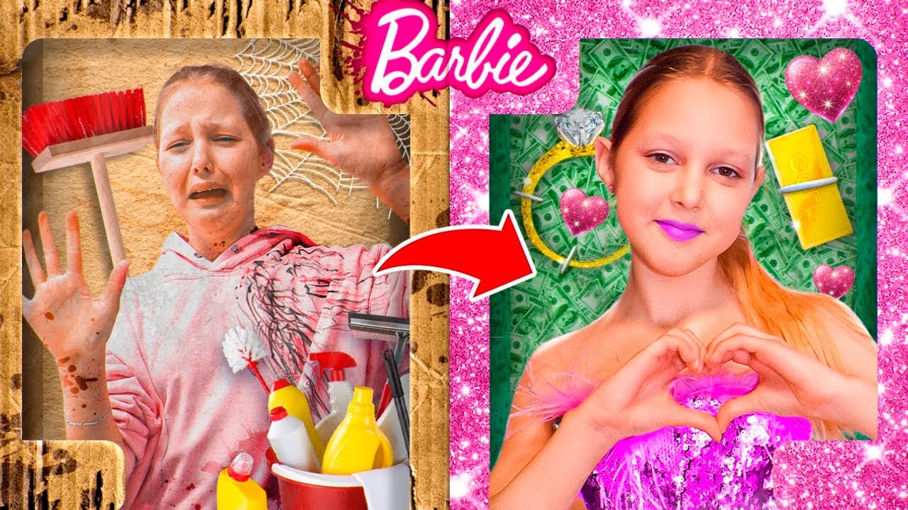 Od biednej do bogatej Barbie🎀 JAK ZAKOCHAĆ W SOBIE KENA 💖Serial dla nastolatk&oacute;w Amelka