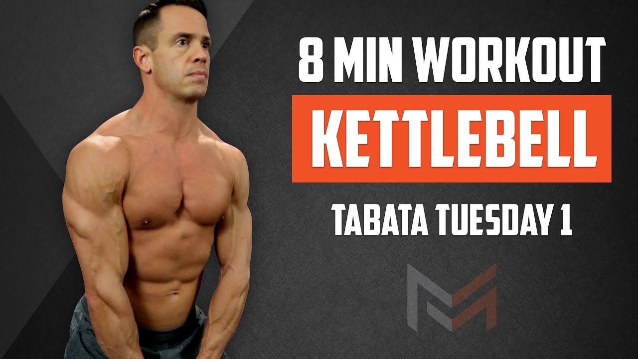 8 Minute Kettlebell Workout - Follow Along Tabata