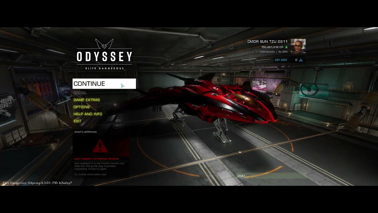 Elite Dangerous: Bug - Audio-Loop Manage Loadouts - Around For Years