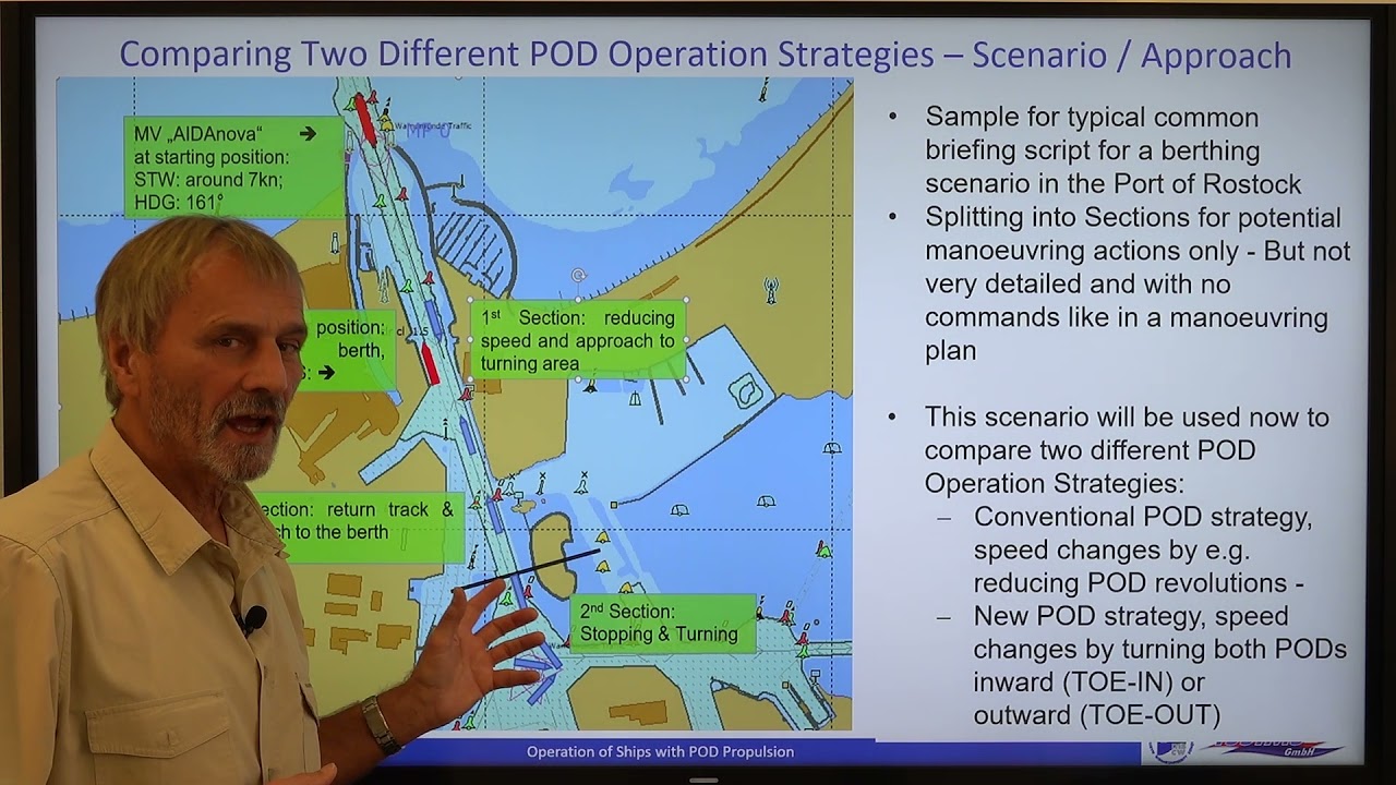 Operation of POD Ships - Discussion on Efficiency comparing Conventional and IN-OUT POD strategy