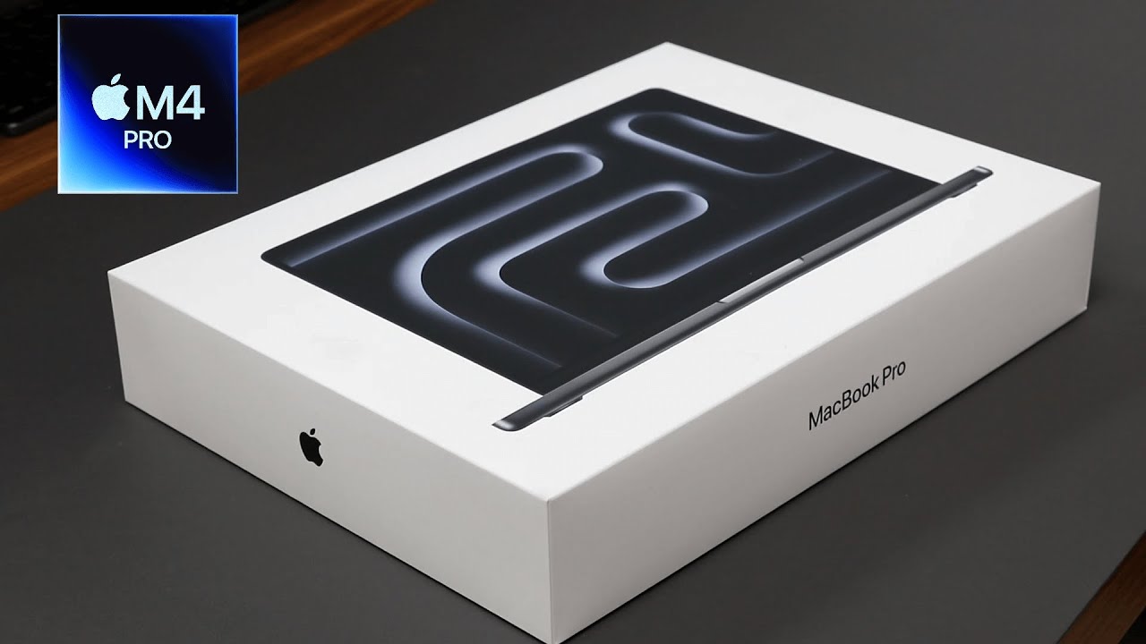14-inch MacBook Pro M4 Pro UNBOXING (Space Black)