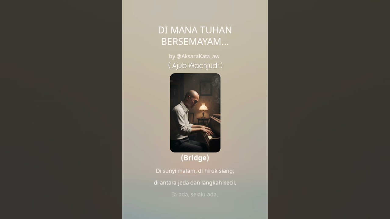 DI MANA TUHAN BERSEMAYAM...