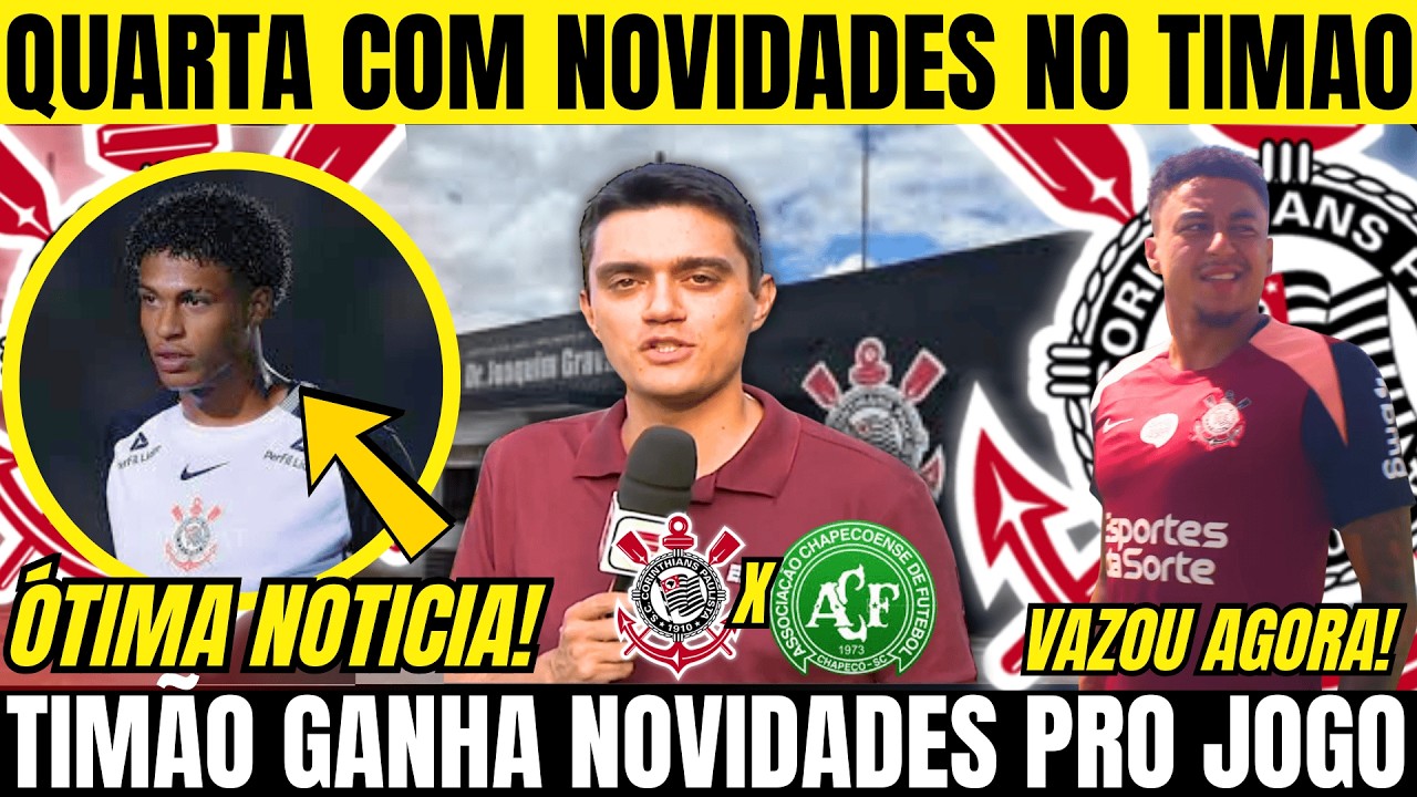 VAZOU AGORA! URGENTE! YURI ALBERTO VAI PRO JOGO E DORIVAL SURPREENDE NO CORINTHIANS HOJE!