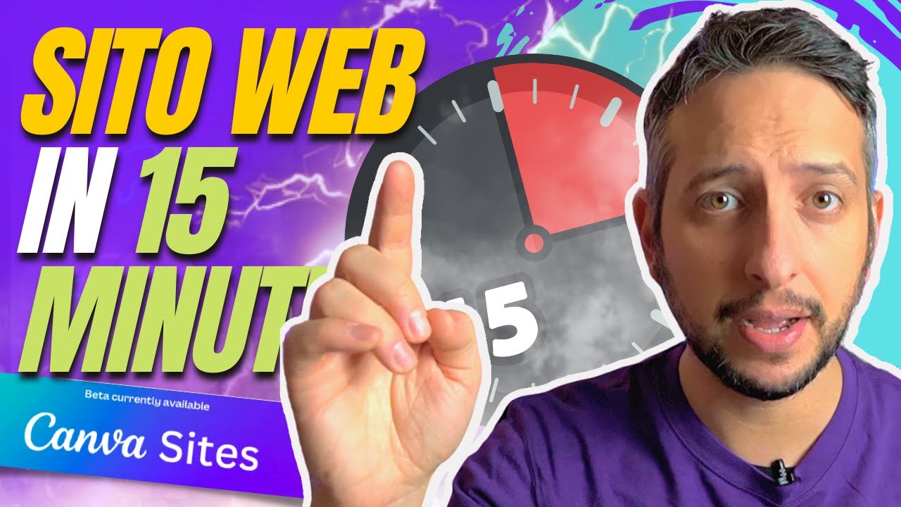 Creare sito web GRATIS con Canva in 15 minuti (Nuova Funzione 2021)