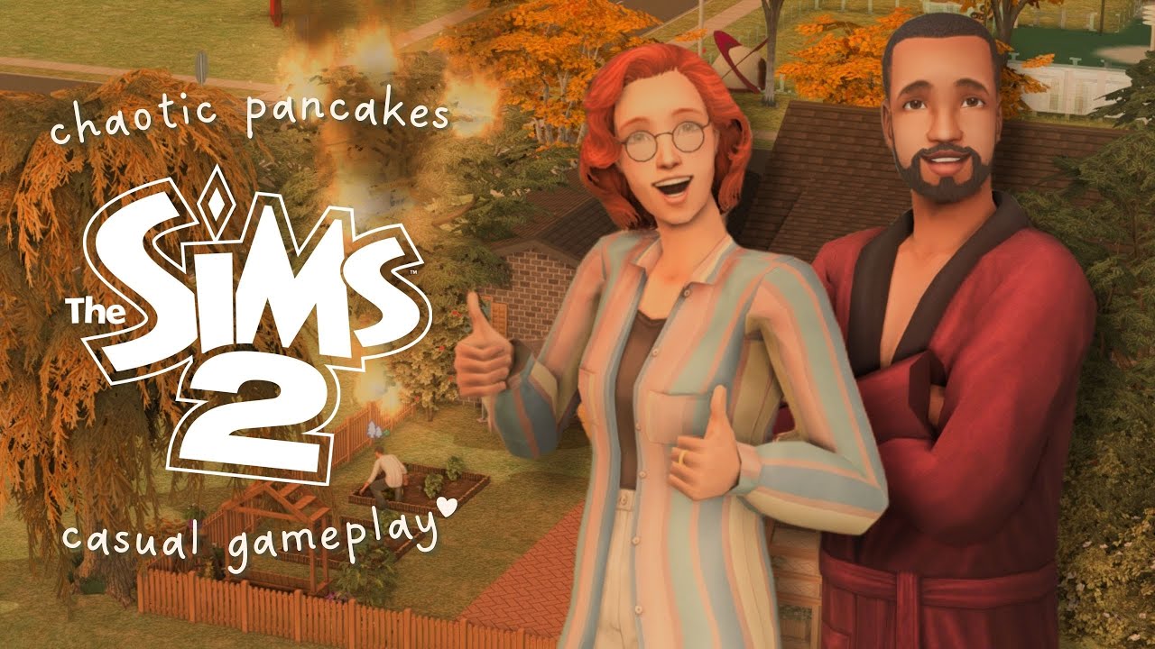 most chaotic day with the pancakes 👀 the sims 2 cozy gameplay