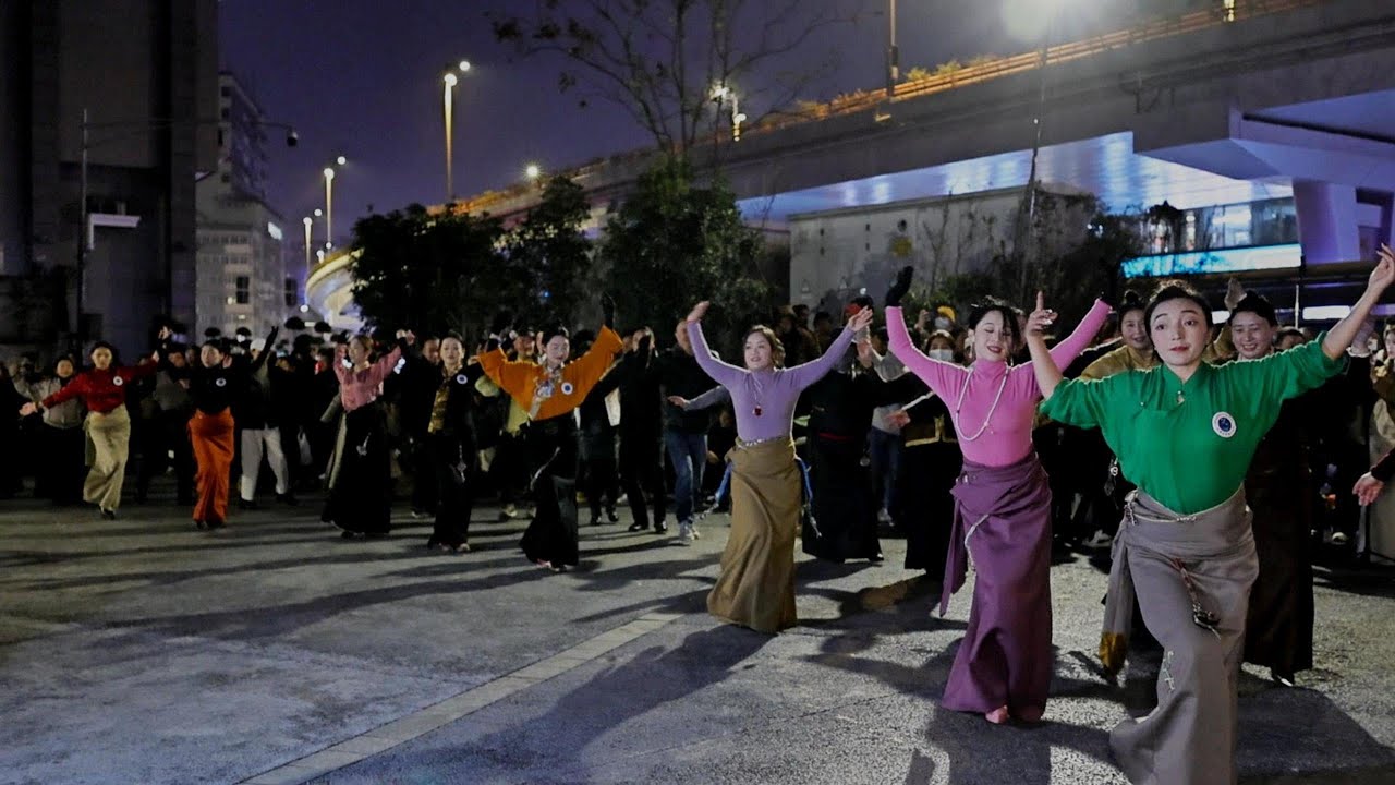 Тибетский танец «Мастера четырех направлений»