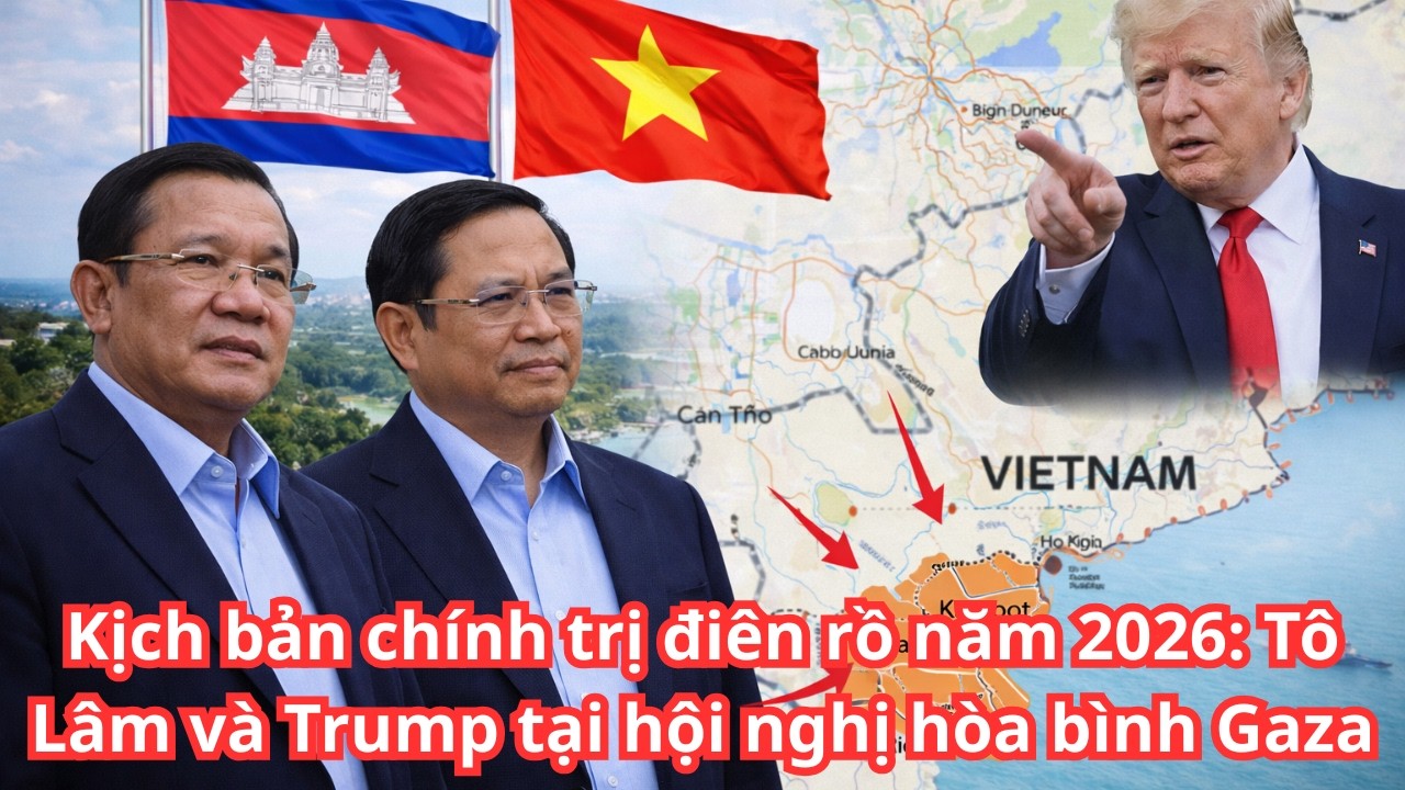 Kịch bản chính trị điên rồ năm 2026 Tô Lâm và Trump tại hội nghị hòa bình Gaza