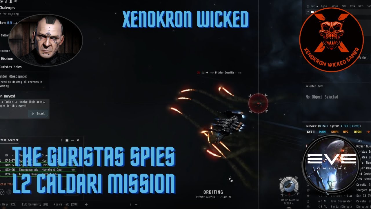 The Guristas Spies Alpha Clone || L2 Caldari Mission || Eve Online 