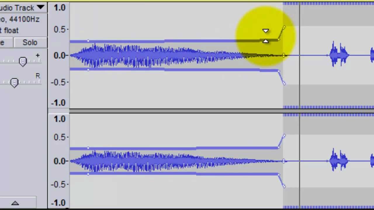 Audacity: Adjust Volume Partially
