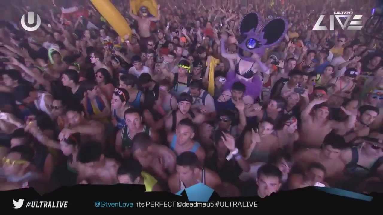 Deadmau5 live set @ Ultra Music Festival 2013 (Weekend 2 Day 2)