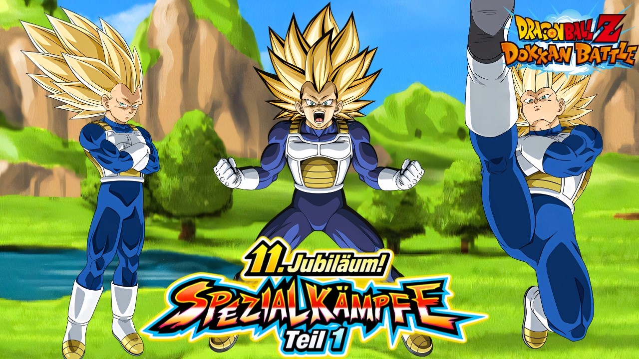 ⭐Dragonball Z Dokkan Battle⭐| 11. Jubiläum Spezialkämpfe Stage 1 Schwierigkeit SUPER schaffen |