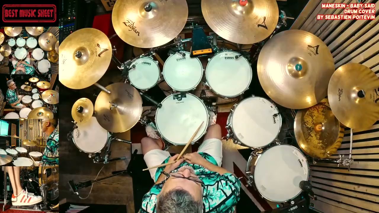 Maneskin Baby Said DRUMCOVER | Maneskin drum sheet Baby Said | How to play Baby Said on drums