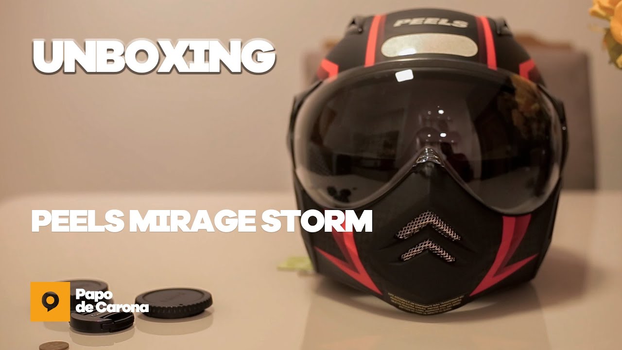 Unboxing auditivo: Capacete Peels Mirage Storm 🎧