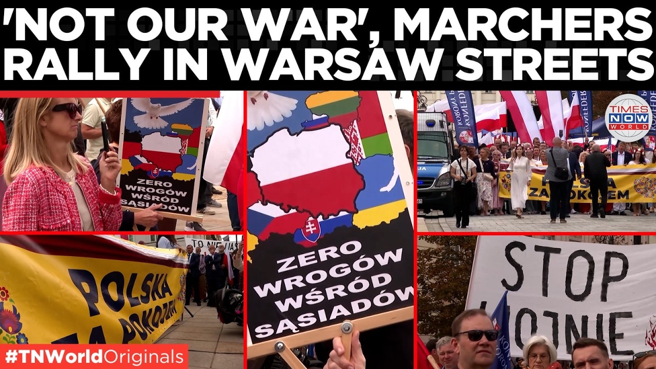POLAND REBELS? Thousands MARCH In Warsaw Declaring 'It's Not Our War' Against Ukraine!