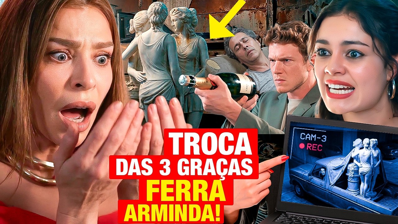 TRÊS GRAÇAS: SÁBADO 14/03 - TROCA DAS TRÊS GRAÇAS faz ARMINDA TER A PIOR SURPRESA! Resumo hoje
