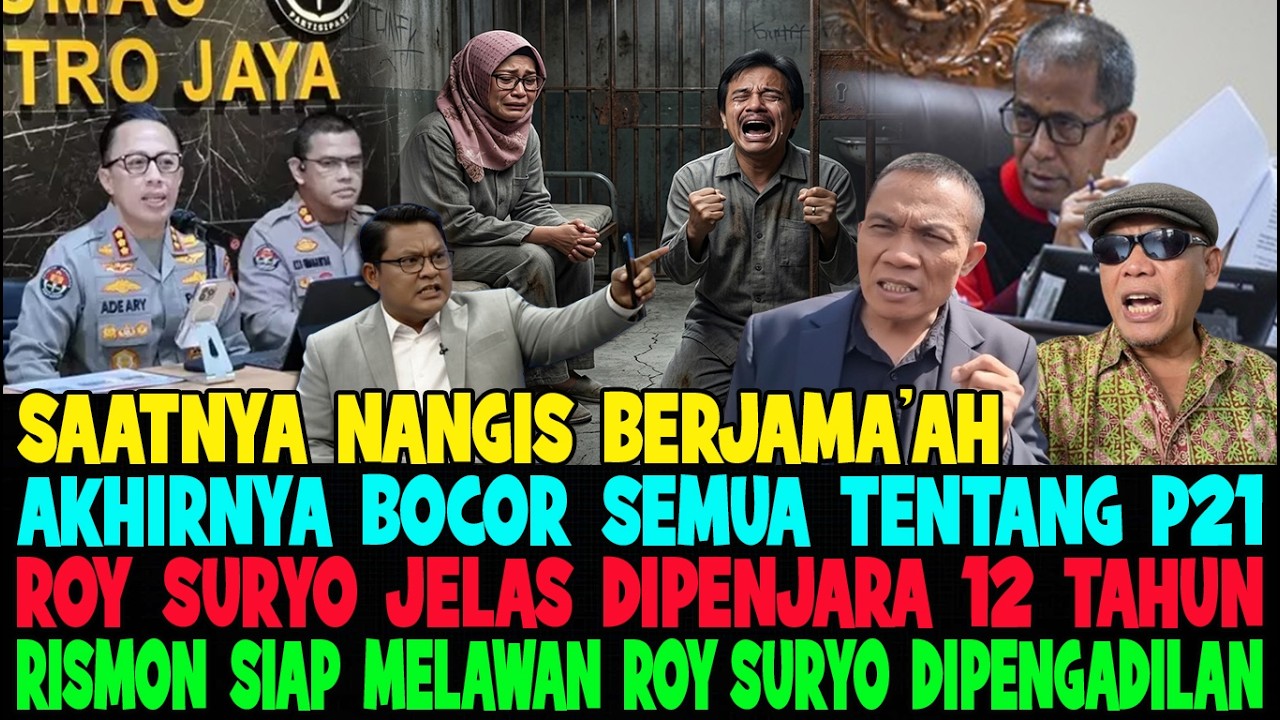 NANGIS KAU SEKARANG..!! BOCORAN POLDA & HAKIM MK 😱 12 TAHUN PENJARA DIPASTIKAN UNTUK ROY SURYO 😂