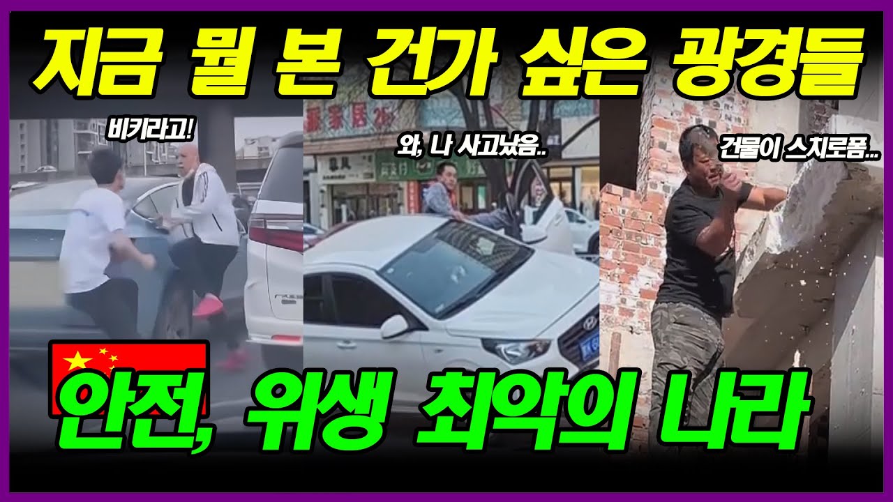 중국반응 | 지금 뭘 본 건가 싶은 대륙의 황당무계한 사건들