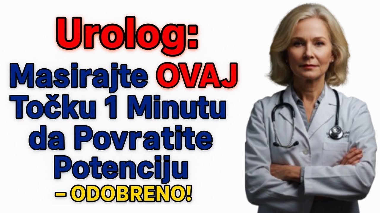Urolog: Masirajte OVAJ Točku 1 Minutu da Povratite Potenciju – ODOBRENO!