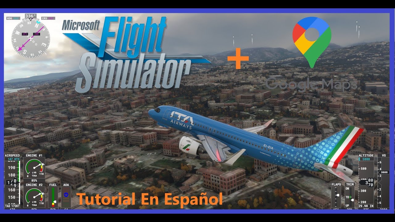 💥 Flight Simulator 2020 Google Maps MOD Tutorial En Español 💥