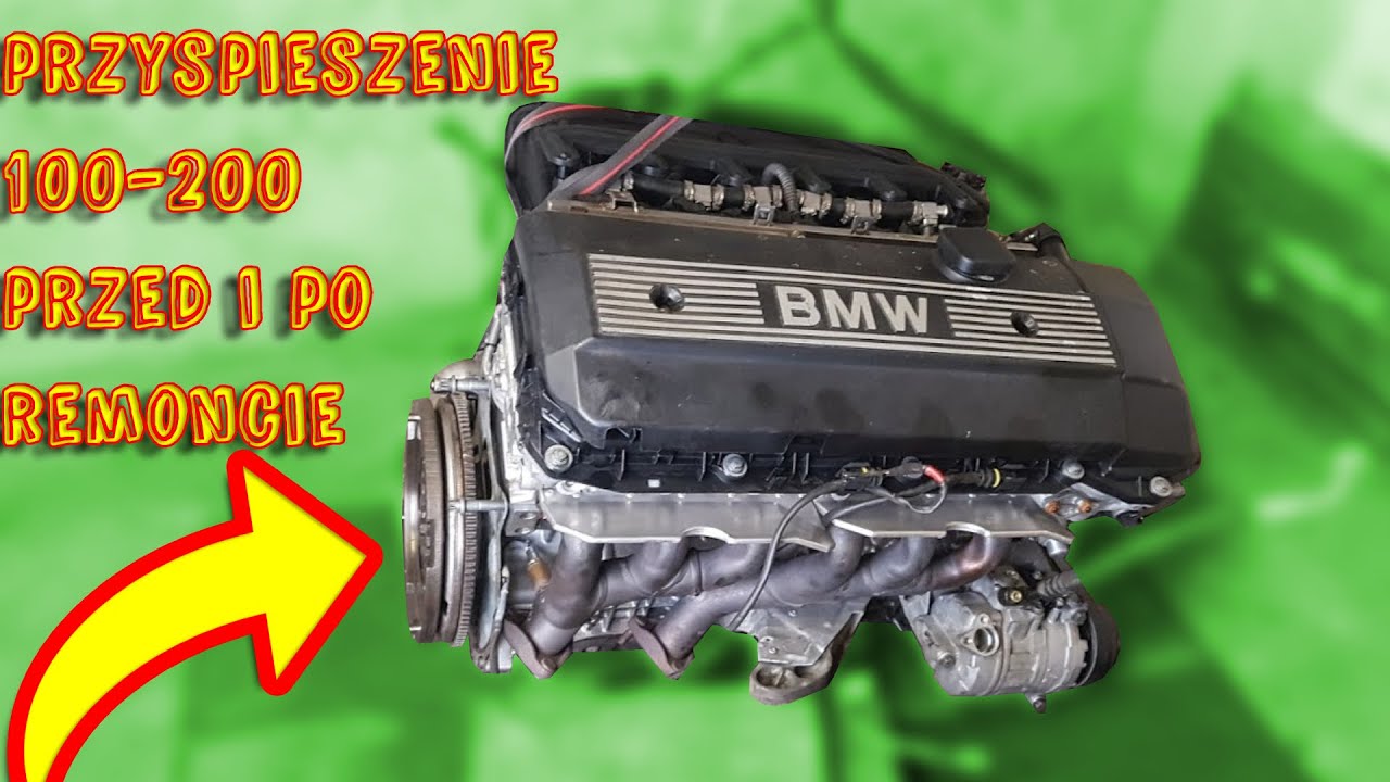 BMW E46 przyspieszenie przed i po remoncie silnika M54B30