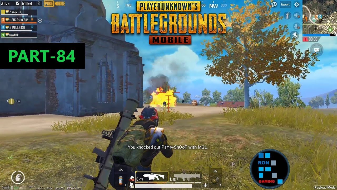 PUBG MOBILE | DESTROYING THEM ALL WITH GRENADE LAUNCHER PAYLOAD MODE GAMEPLAY