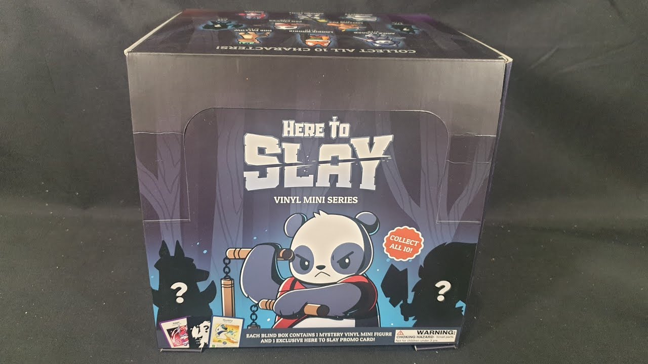 Распаковка: виниловые фигурки мини-серии Here to Slay в коробке